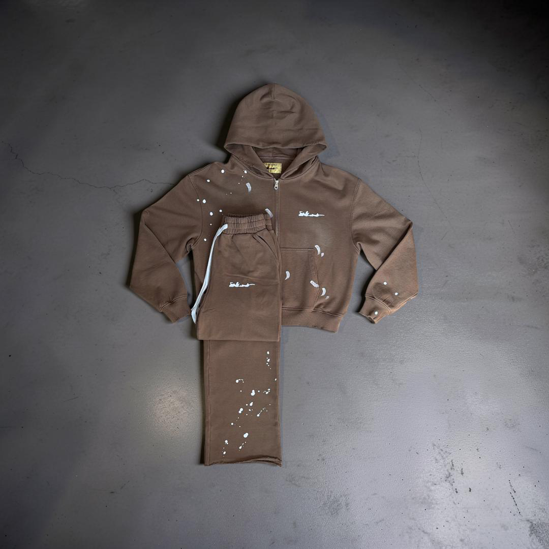 ra様 スウェットセット F茶 Fs Sweatsuit Mocha Brown – Foreign Survival