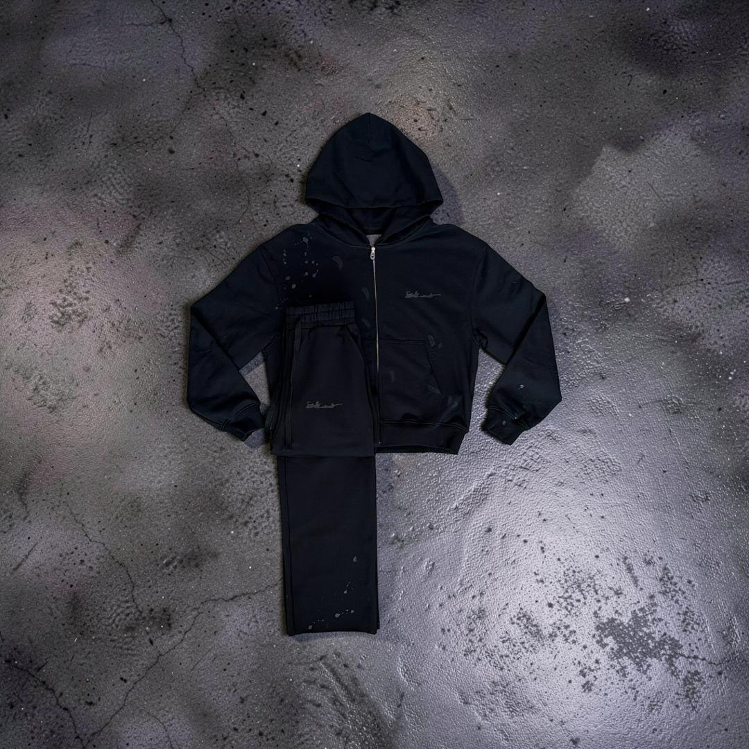 Fs Sweatsuit Black/Black – Foreign Survival
